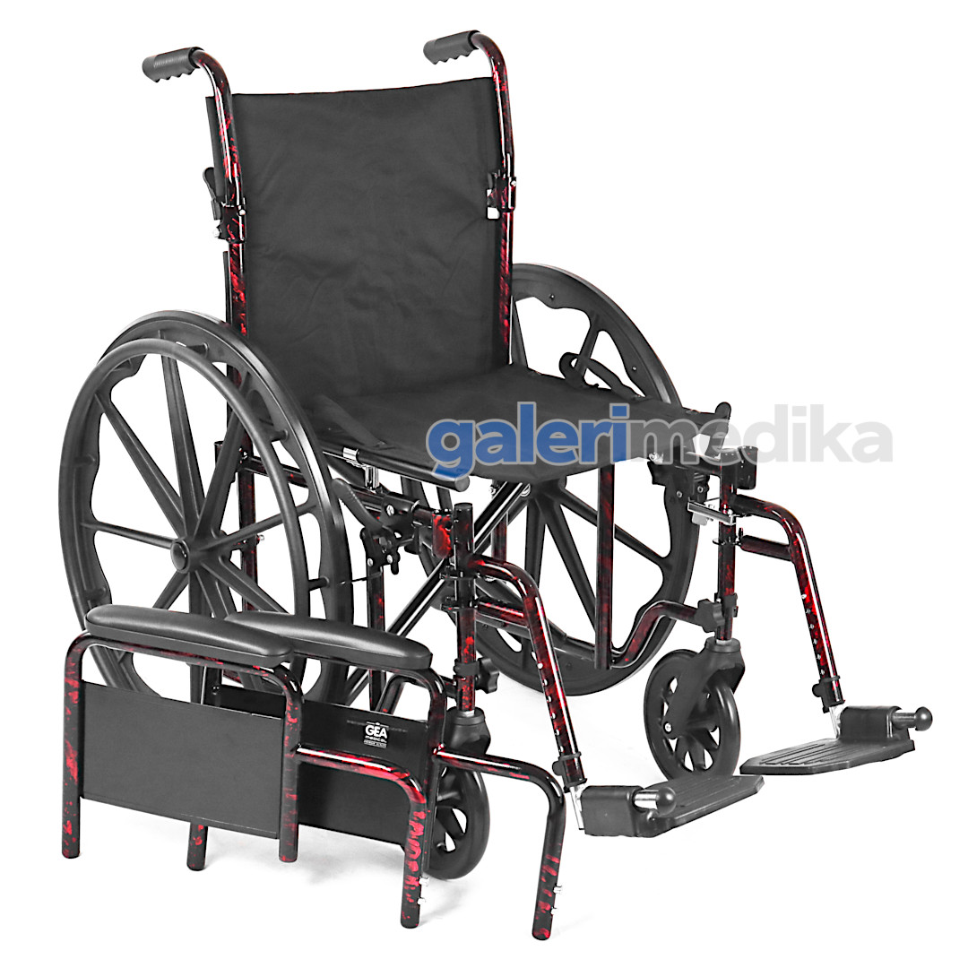 Kursi Roda Standard GEA YJ-023E Steel Wheelchair