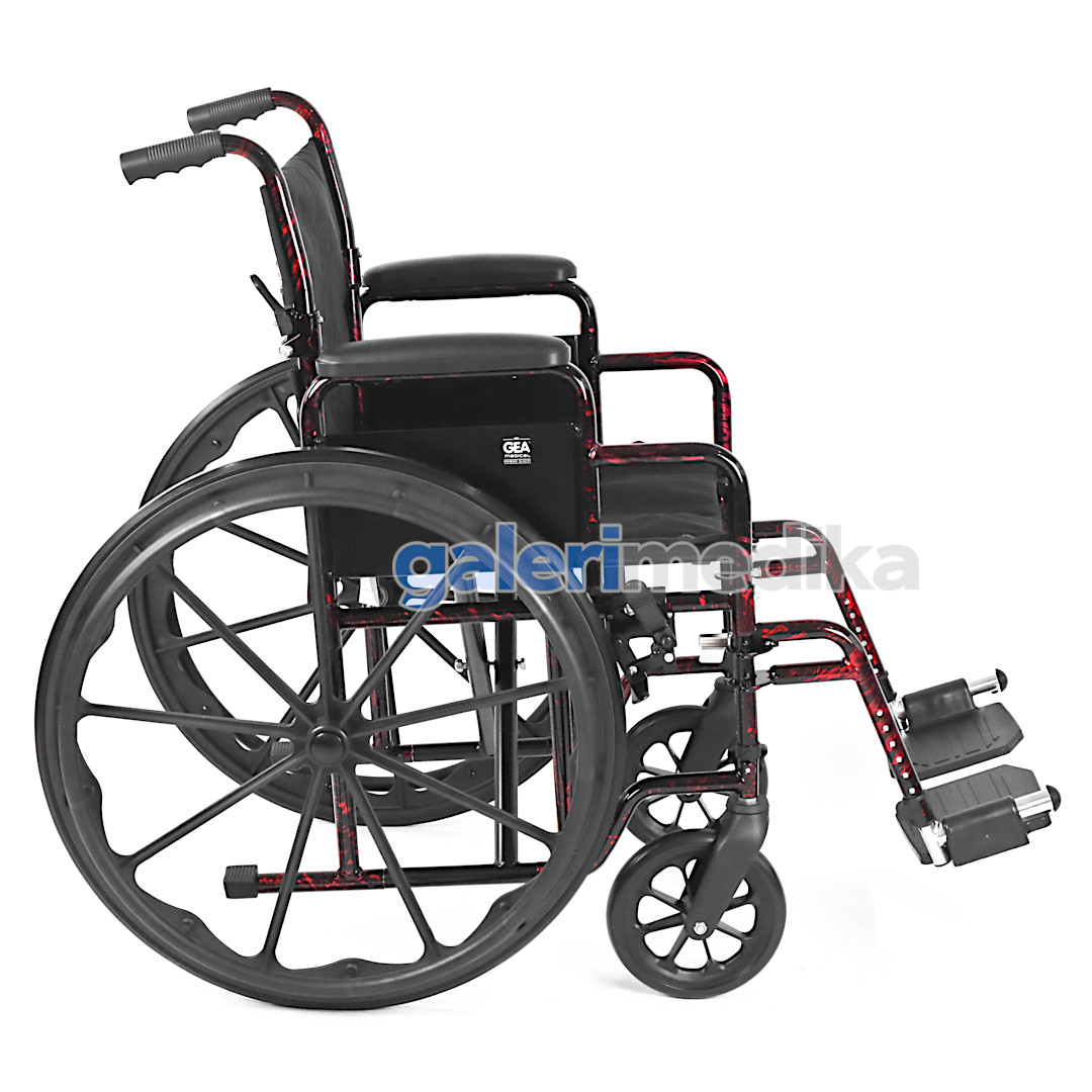 Kursi Roda Standard GEA YJ-023E Steel Wheelchair