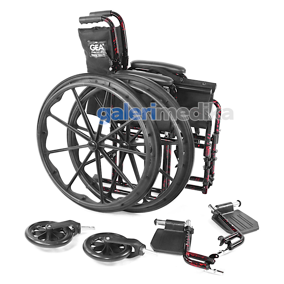 Kursi Roda Standard GEA YJ-023E Steel Wheelchair