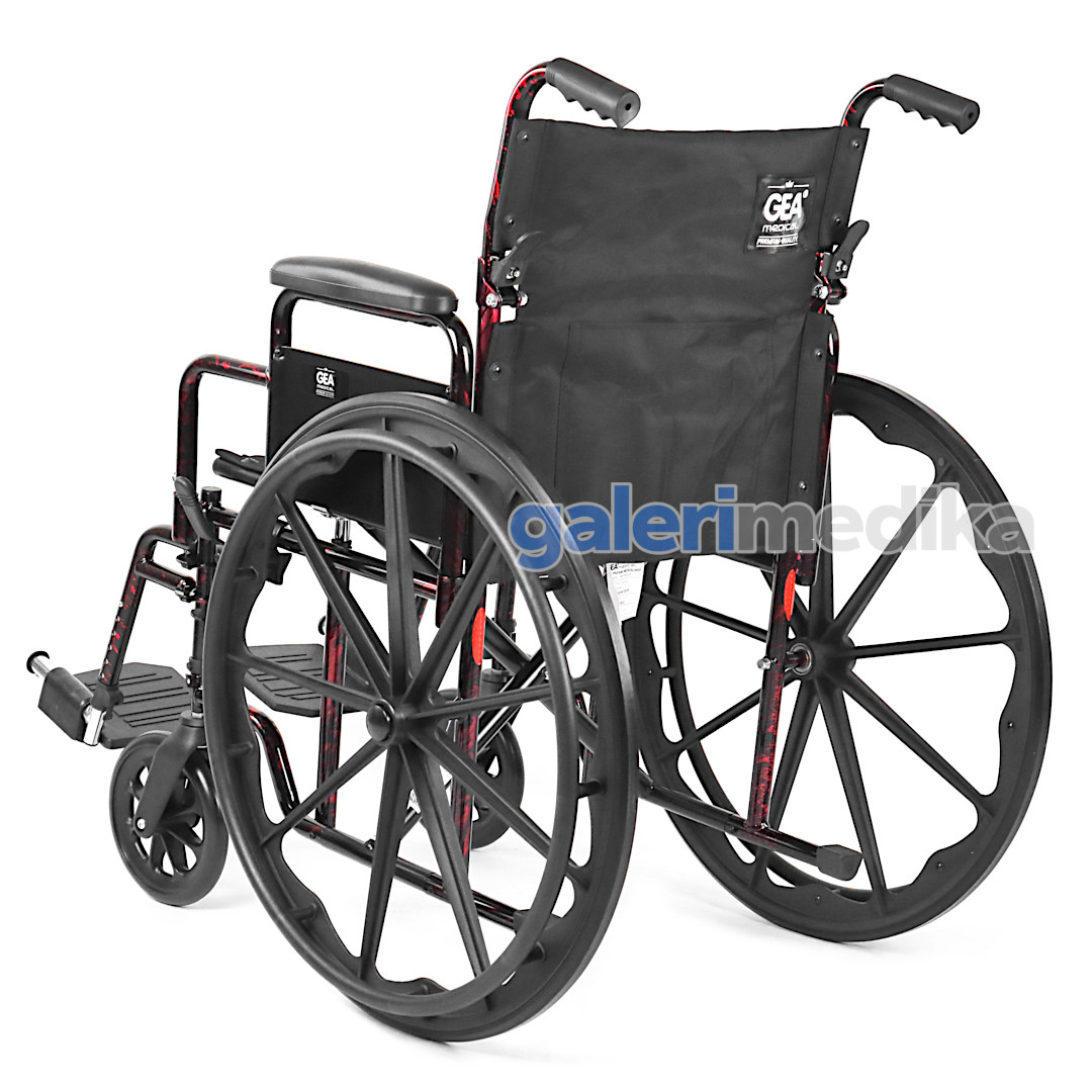 Kursi Roda Standard GEA YJ-023E Steel Wheelchair