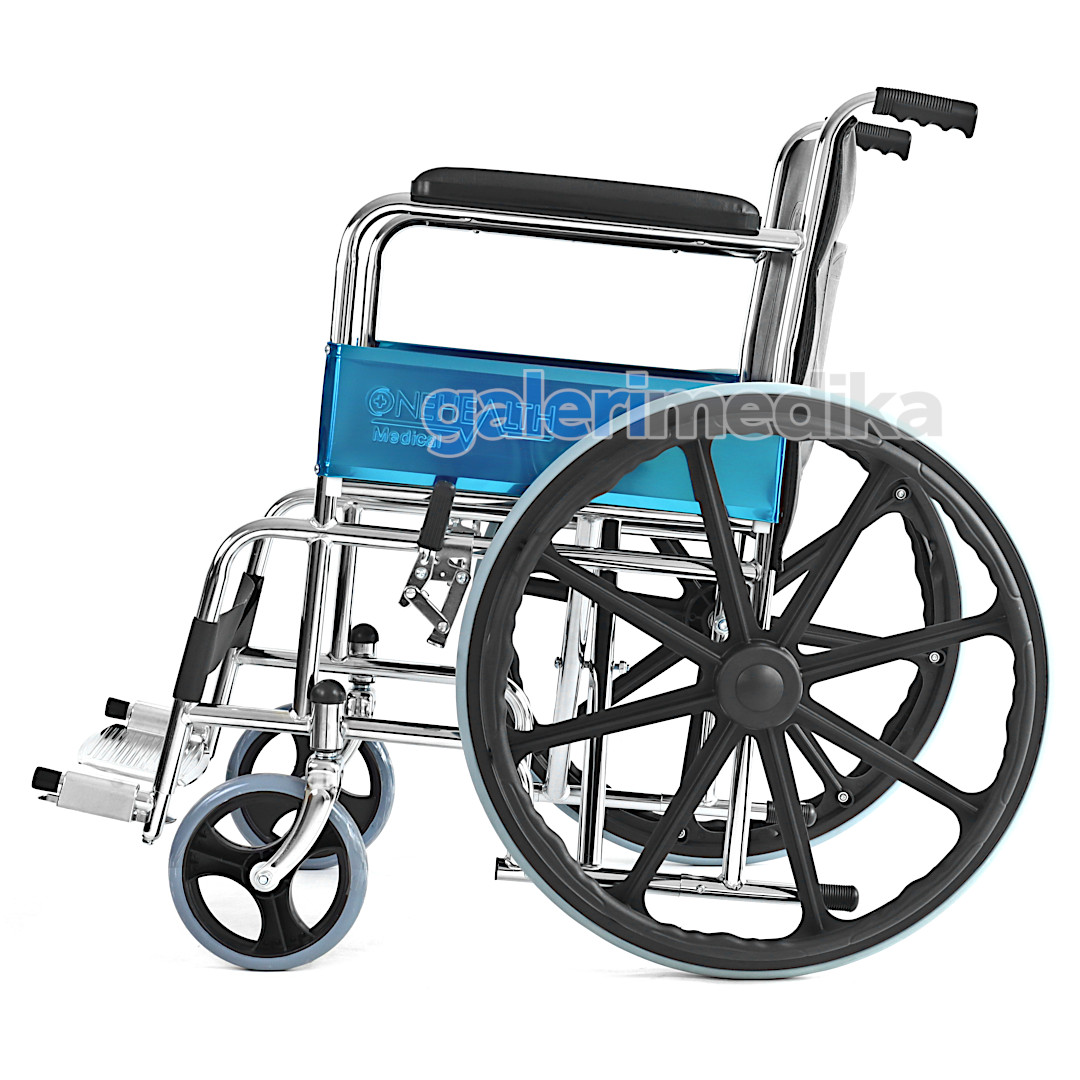 Kursi Roda Standar OneHealth KY809B Steel