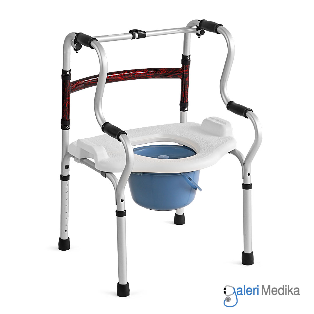 Commode Chair OneHealth KY-822L + Walker