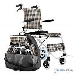 Kursi Roda Travel Onemed FS804L SQ FREE Tas Jinjing Kursi Roda Travel Onemed FS804L SQ FREE Tas Jinjing