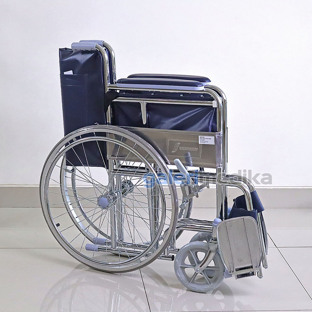 Kursi Roda Standar Serenity FS809 Steel Wheelchair