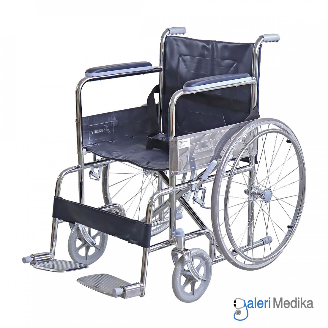 Kursi Roda Standar Serenity FS809 Steel Wheelchair