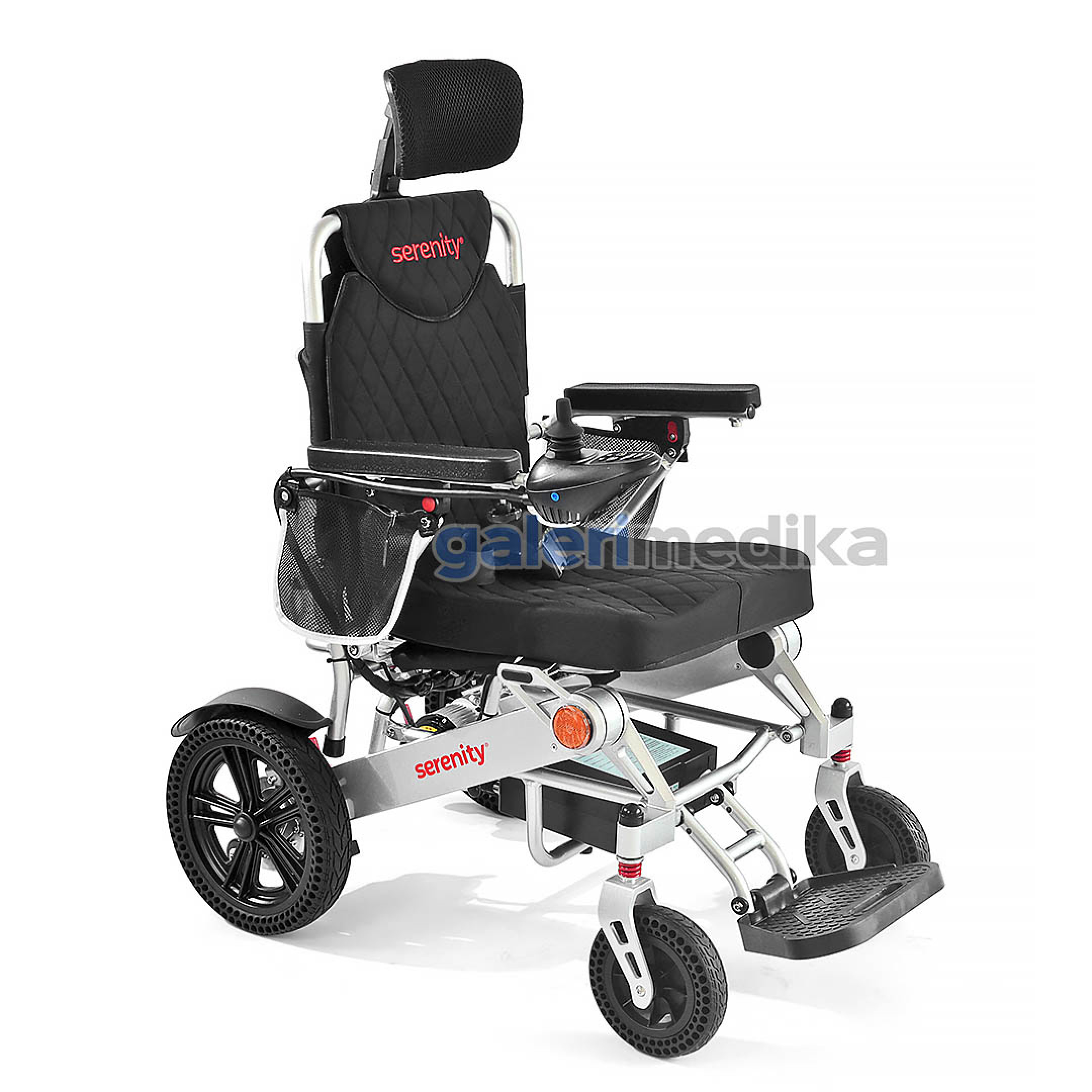 Kursi Roda Elektrik Reclining Serenity Puma II + Handle & Remote ...