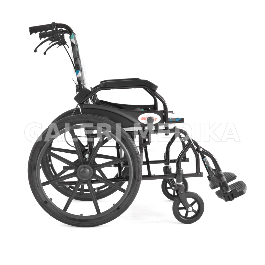 Kursi Roda Serenity SR-862 Steel Wheelchair