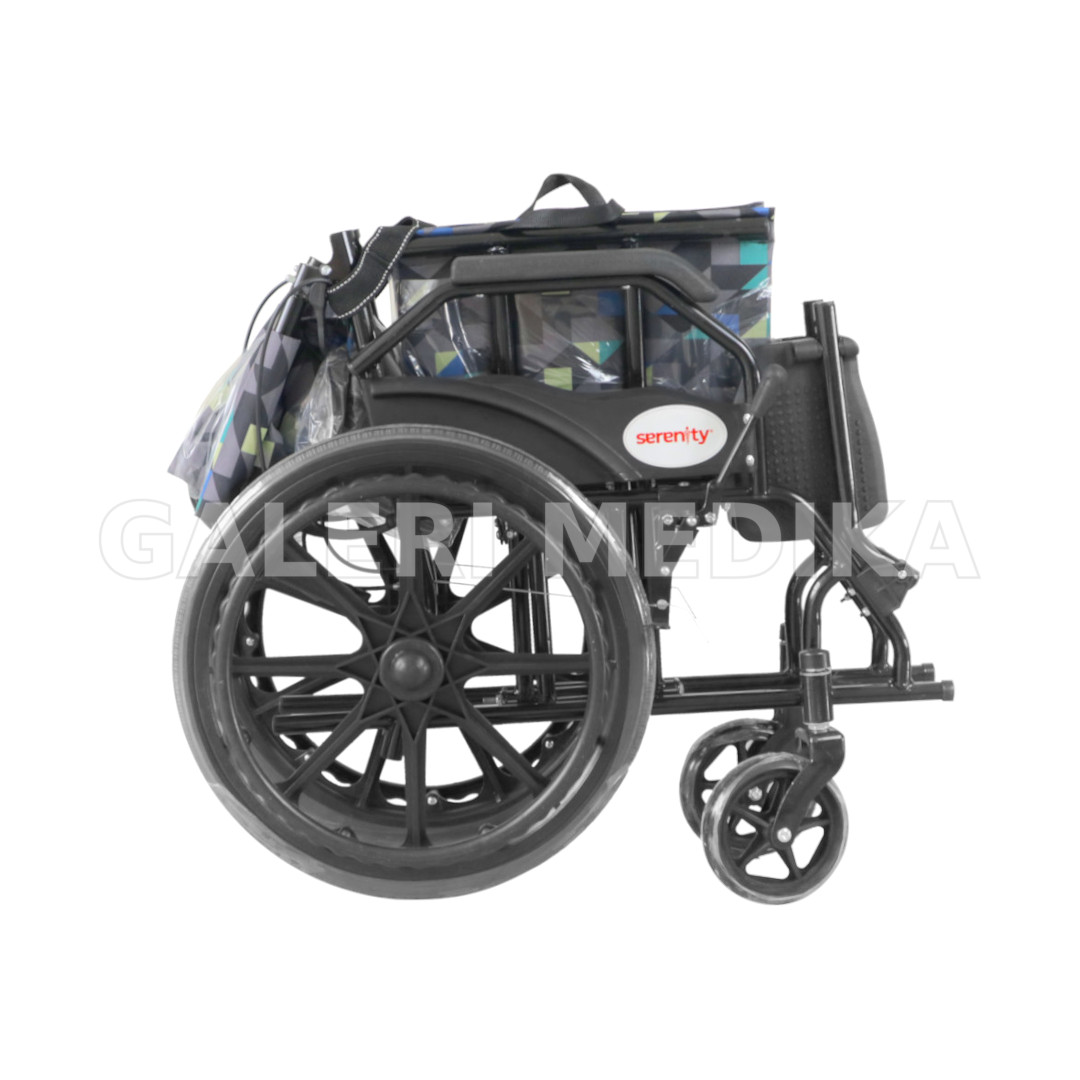 Kursi Roda Serenity SR-862 Steel Wheelchair