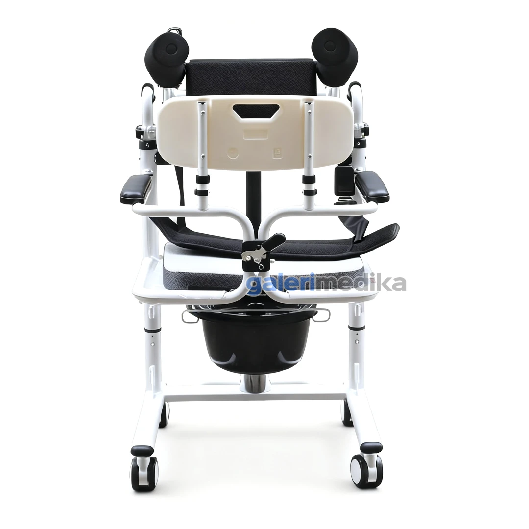 SPIRIT Kursi Transfer Pasien + Alat Berdiri & Commode Chair Hidrolik 3 Fungsi FS702SP SPIRIT Kursi Transfer Pasien + Alat Berdiri & Commode Chair Hidrolik 3 Fungsi FS702SP