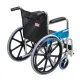 SPIRIT Kursi Roda Manual Velg Racing Chrome Steel Wheelchair FS809B