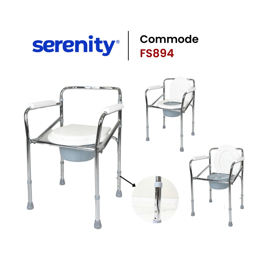 Serenity Commode Chair Tanpa Roda  - FS894