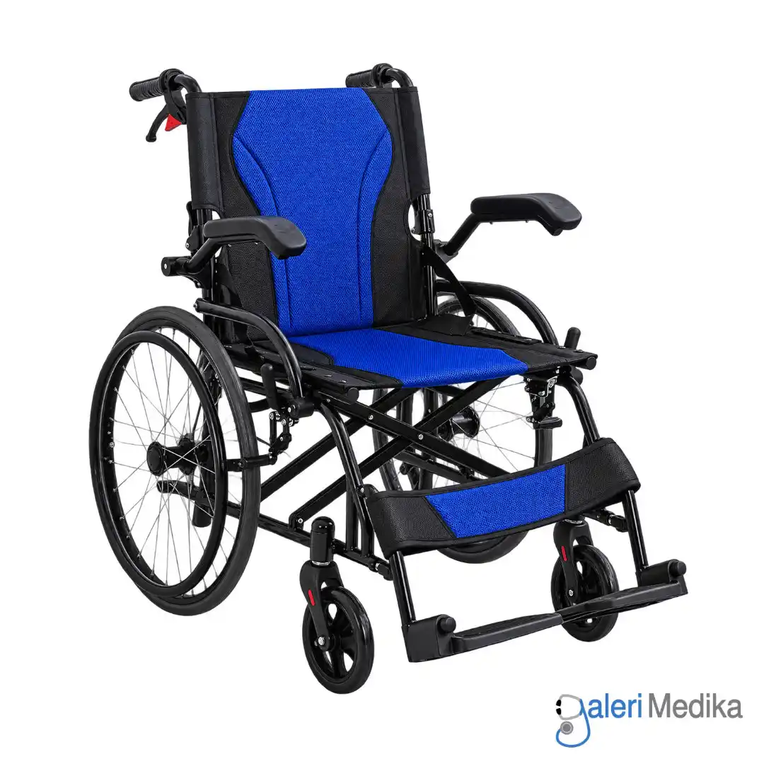 SPIRIT Kursi Roda Manual FS 863 BS-20 Steel Wheelchair Velg Jari SPIRIT Kursi Roda Manual FS 863 BS-20 Steel Wheelchair Velg Jari