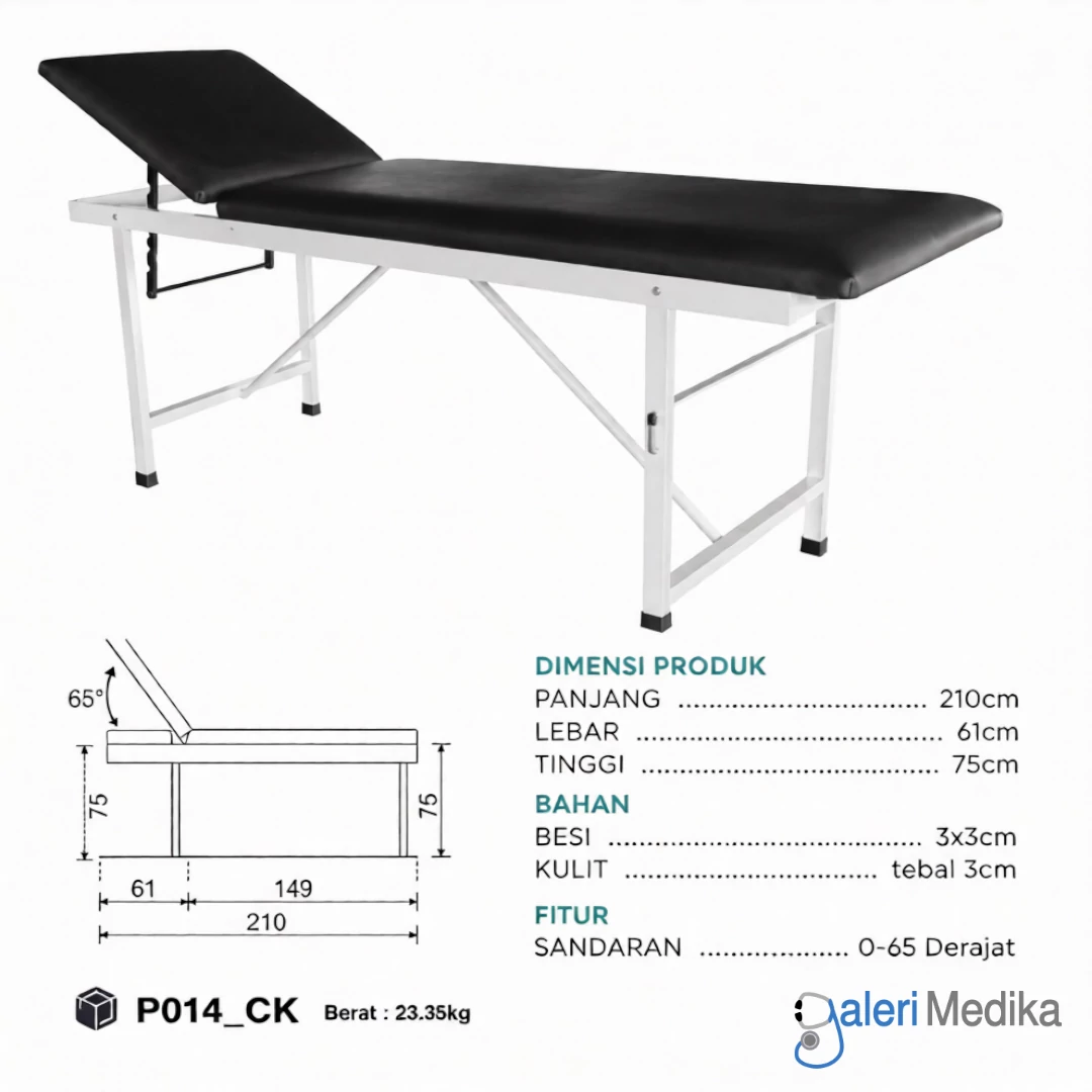 Ranjang Periksa GEA ET-02 Examination Bed Steel Powder Coated Ranjang Periksa GEA ET-02 Examination Bed Steel Powder Coated