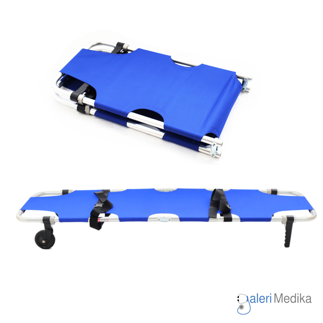 Folding Strecher / Tandu Lipat 2 Plus Roda GEA YDC-1A1