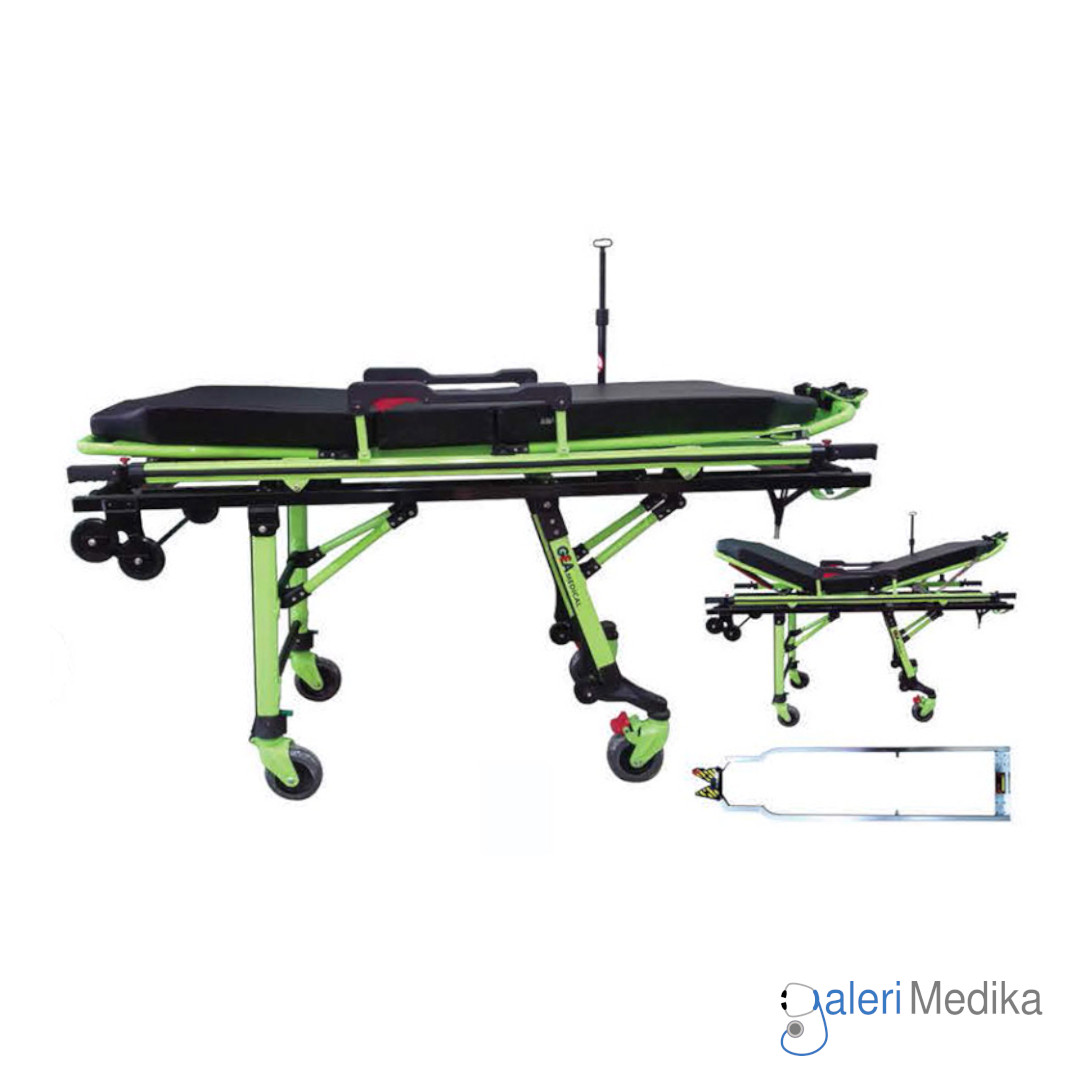 Brankar Ambulans GEA YDC 3FWF Stretcher For Ambulance