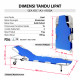 Folding Stretcher / Tandu Lipat 2 Plus Roda GEA YDC-1A3