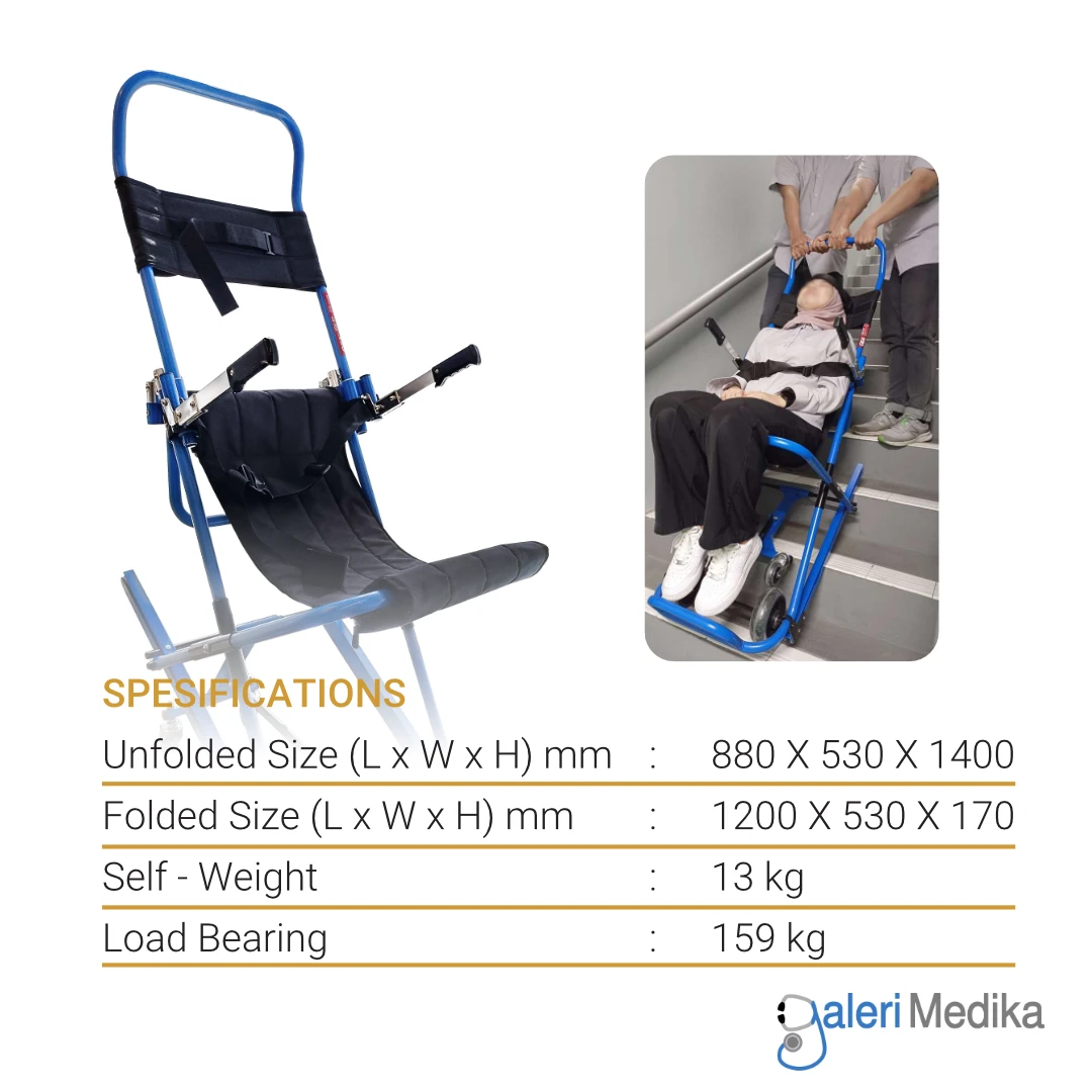 Tandu Kursi Evakuasi GEA YDC-5P Aluminium Stair Stretcher