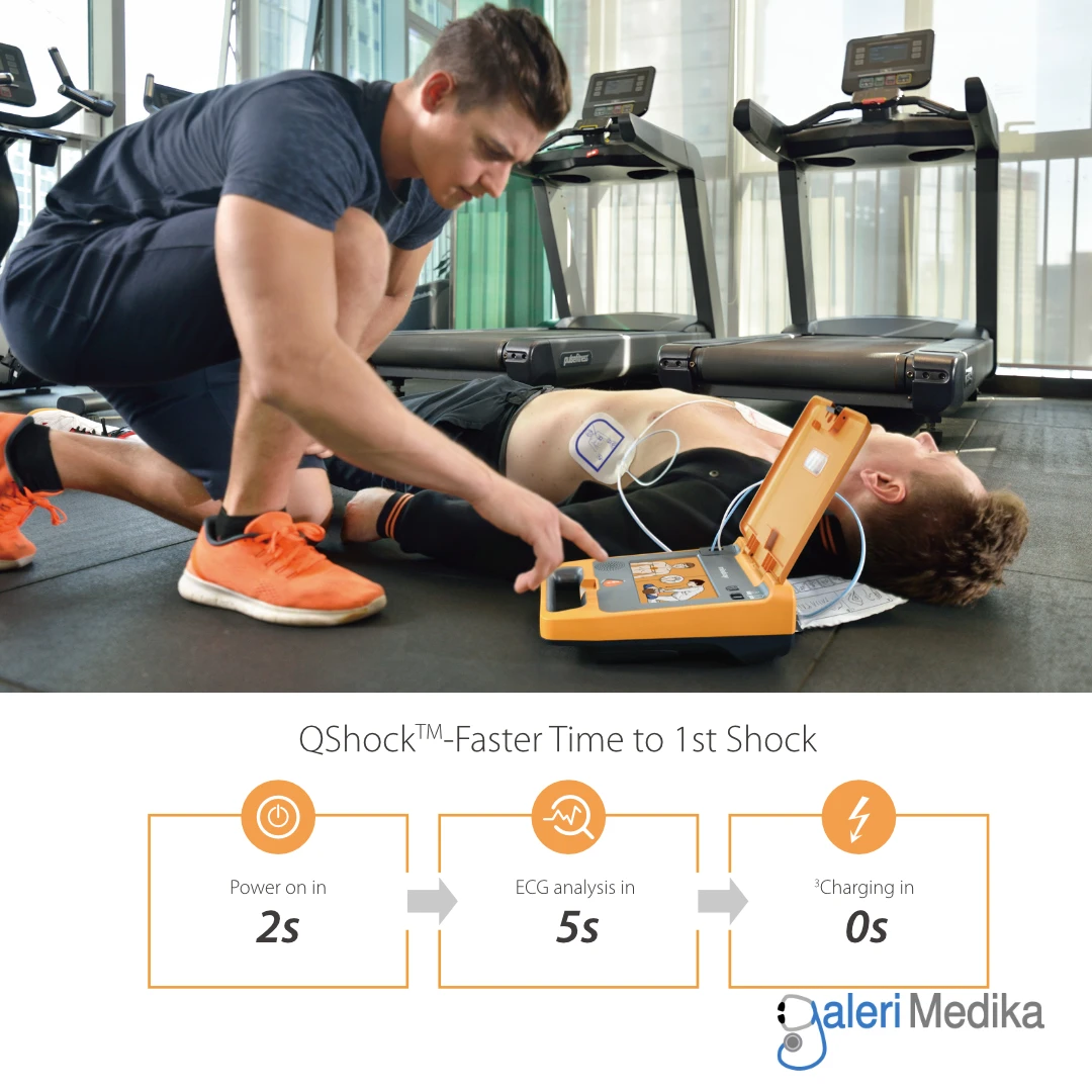 Mindray BeneHeart C1A Portable AED Defibrillator Semi Auto