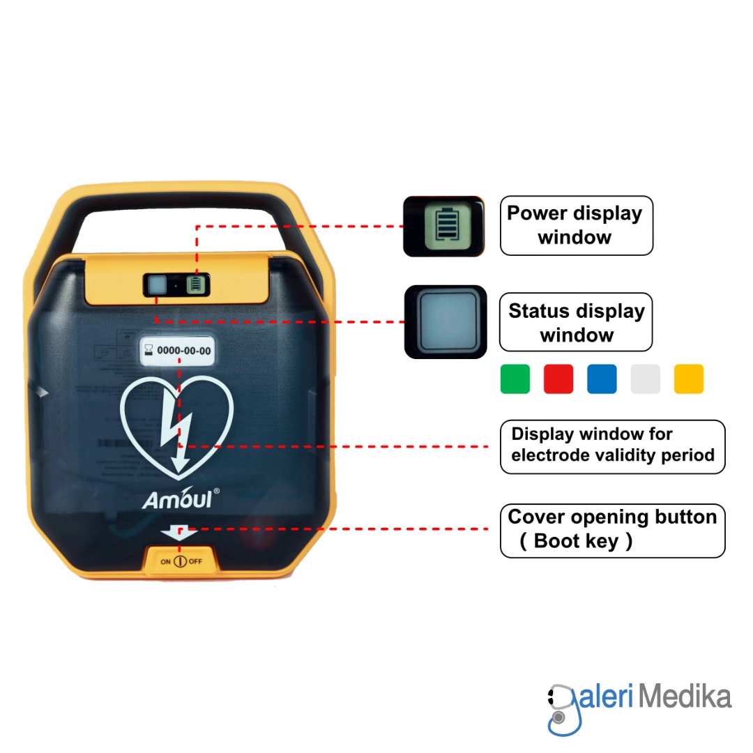 Amoul i9 AED Color Screen Full-Automatic Defibrillator Amoul i9 AED Color Screen Full-Automatic Defibrillator
