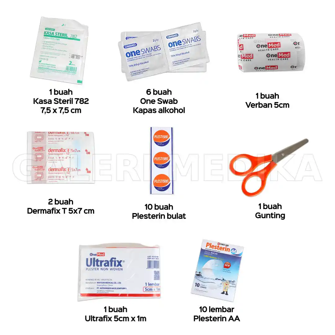 Onemed Dompet P3K First Aid Kit Onemed Dompet P3K First Aid Kit