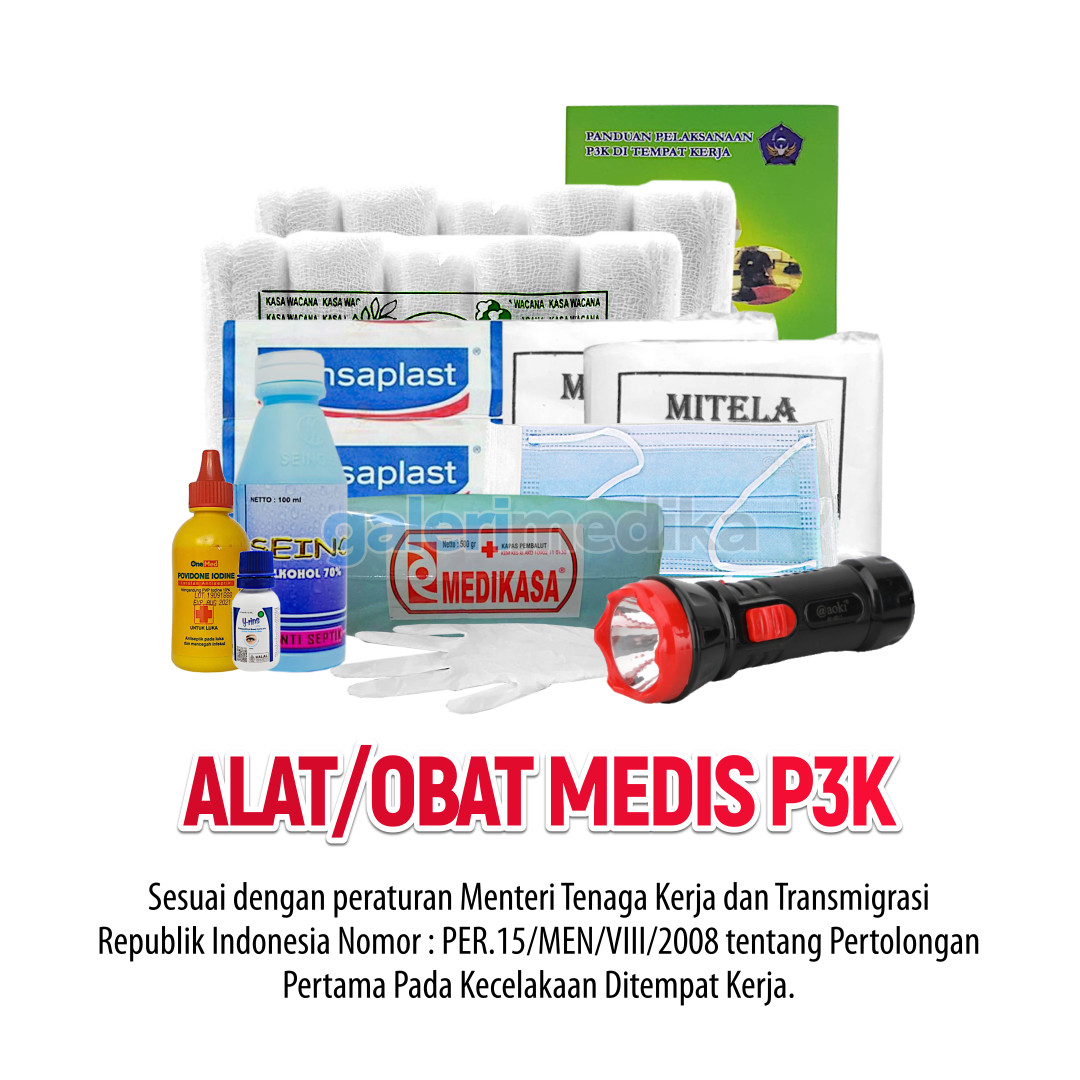 Alat/Obat Medis P3K Tipe B Isi Lengkap