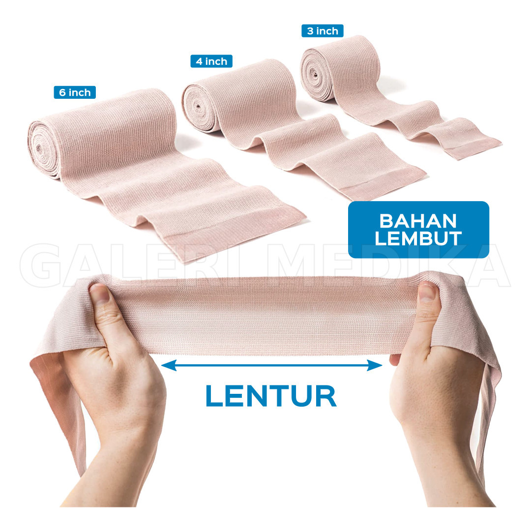 Avico Elastic Bandage - Perban Elastis Ukuran 7,5 cm