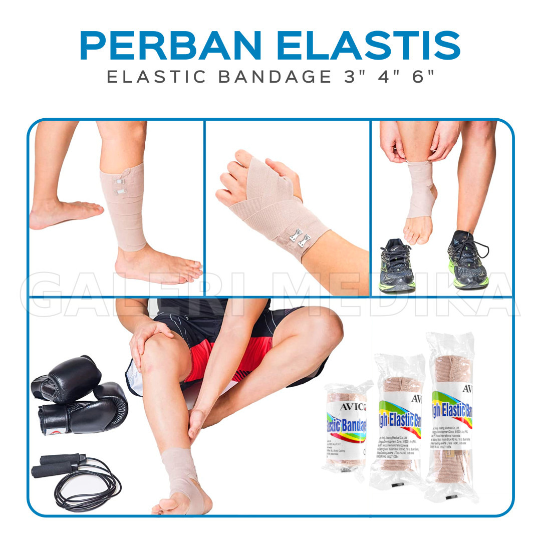 Avico Elastic Bandage - Perban Elastis Ukuran 10 cm