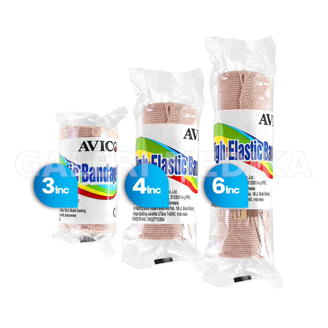 Avico Elastic Bandage - Perban Elastis Ukuran 15 cm
