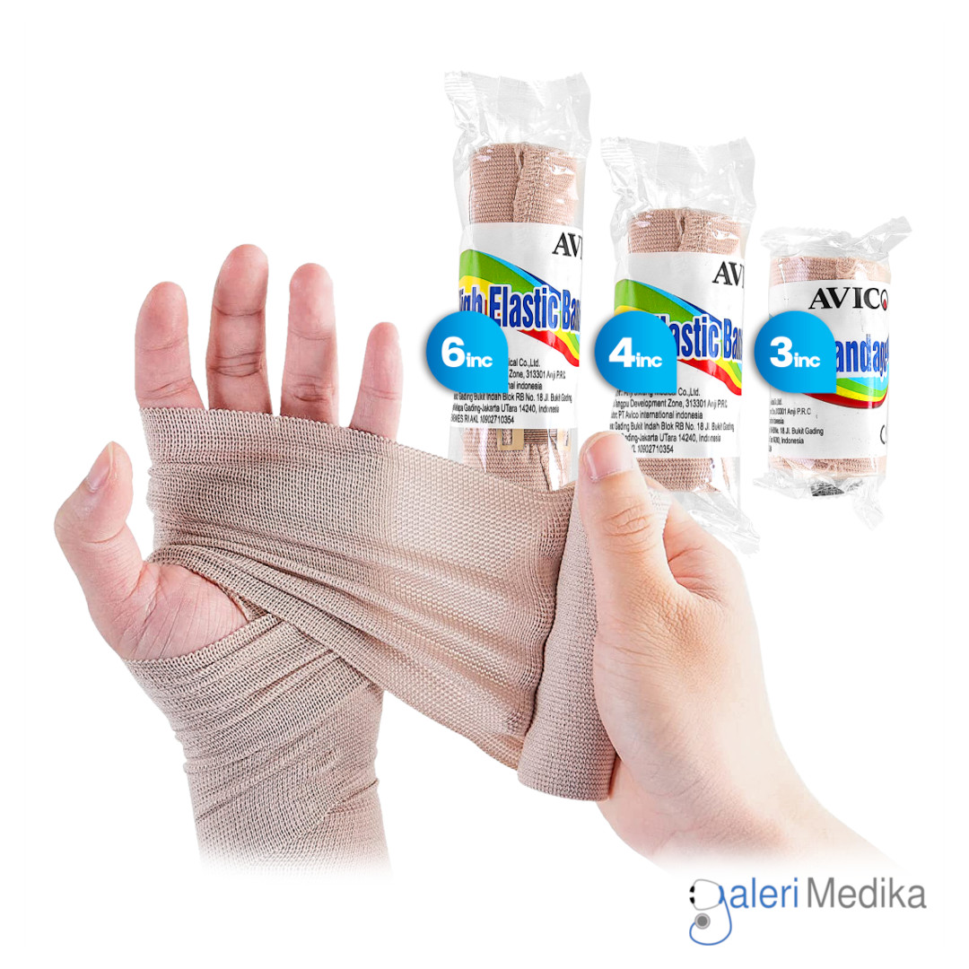 Avico Elastic Bandage - Perban Elastis Ukuran 10 cm