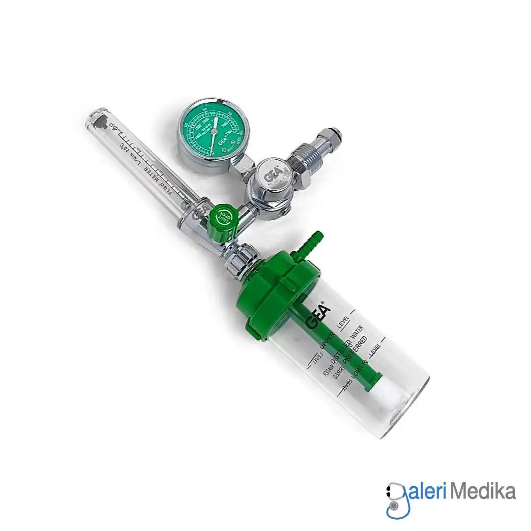 Regulator Tabung Oksigen GEA RO-01 Medical Oxygen Regulator 1-15 LPM Regulator Tabung Oksigen GEA RO-01 Medical Oxygen Regulator 1-15 LPM