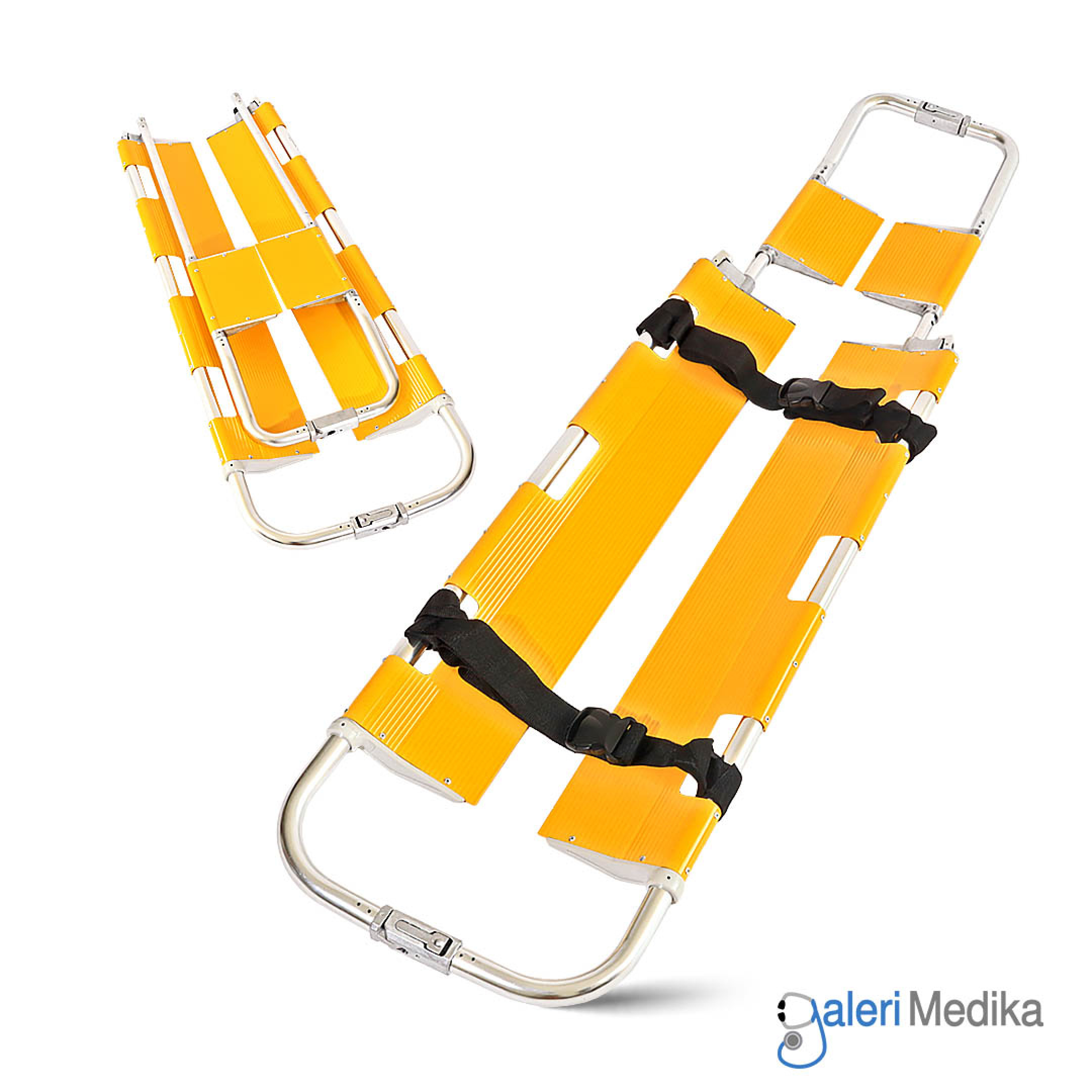 Skop Scoop Stretcher OneHealth OH-C1-1 Yellow Tandu Skop Lipat | Galeri Medika