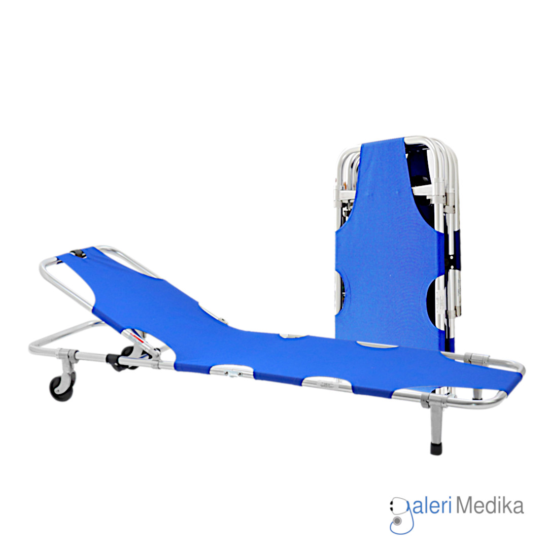 Tandu Lipat 2 GEA YDC 1A3 + Roda Foldaway Stretcher