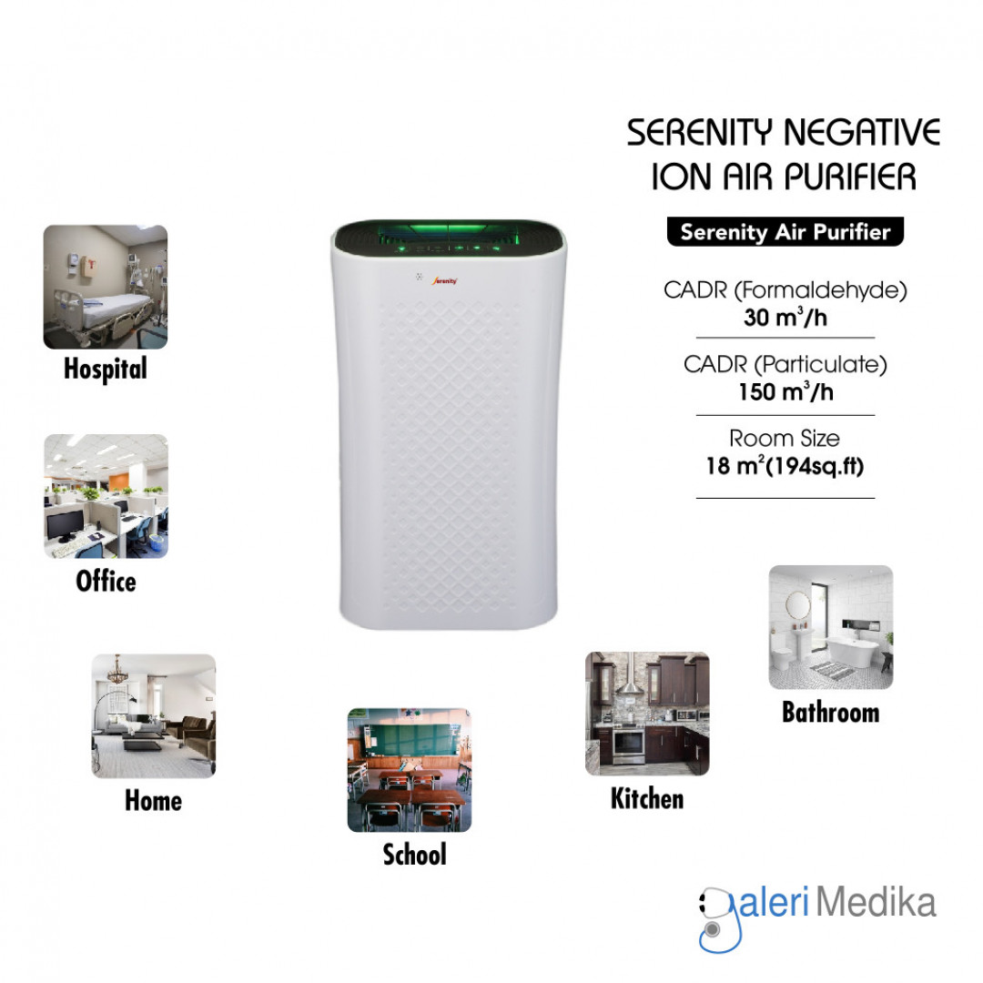 Serenity Negative ION Air Purifier AP-8000