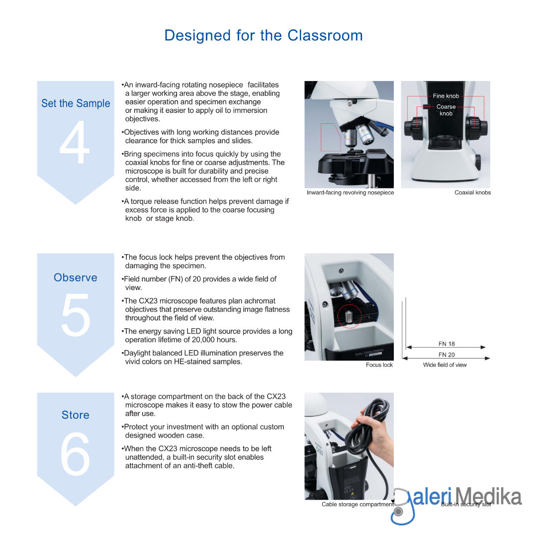 Microscope Binoculer Olympus CX-23 LED Microscope Binoculer Olympus CX-23 LED