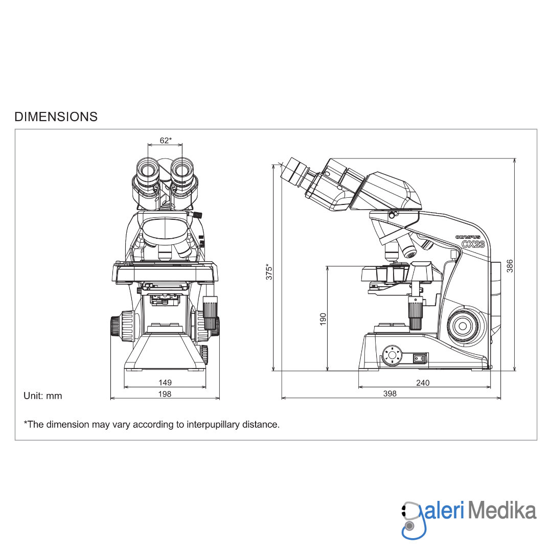 Microscope Binoculer Olympus CX-23 LED Microscope Binoculer Olympus CX-23 LED