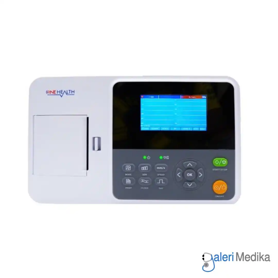 EKG ECG Monitor 3 Channel OneHealth E3 Digital Electrocardiograph 12 Lead EKG ECG Monitor 3 Channel OneHealth E3 Digital Electrocardiograph 12 Lead
