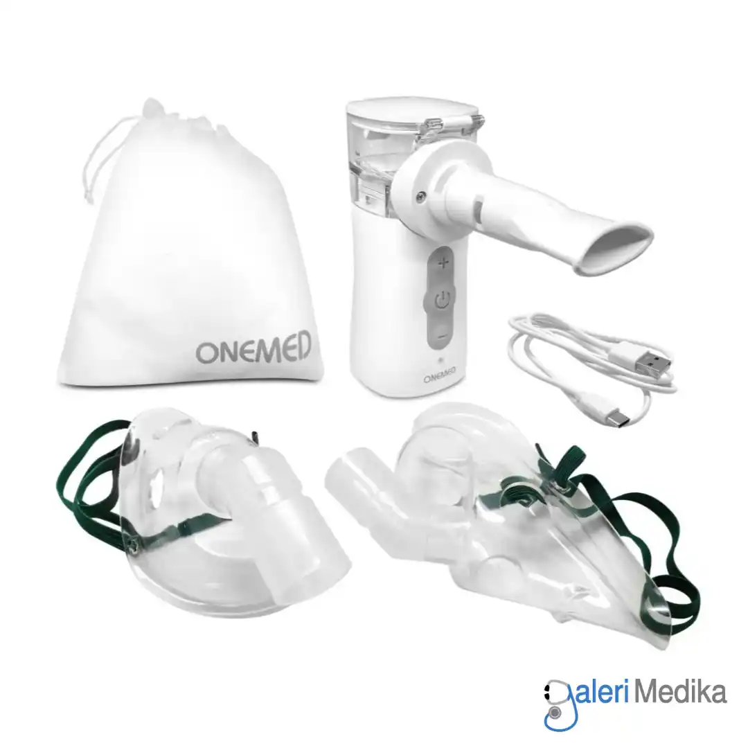 Nebulizer Mesh Onemed M108 PORTABLE Alat Terapi Uap Nebulizer Mesh Onemed M108 PORTABLE Alat Terapi Uap