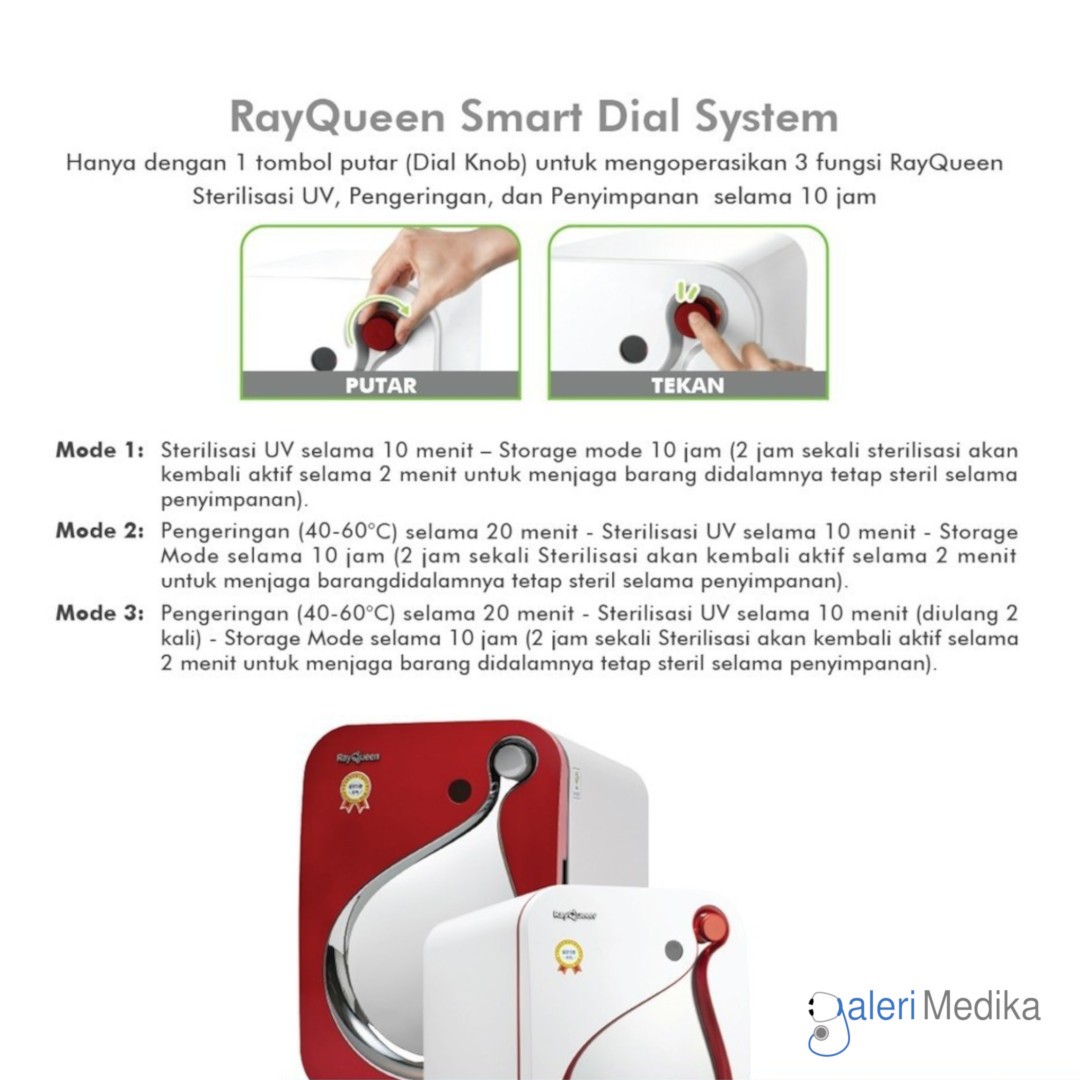 UV Sterilizer RayQueen Plus JHS-400 Sterilisasi Botol