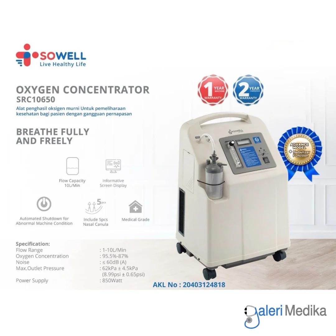 SOWELL Oxygen Concentrator 10LPM Stable Medical Grade SRC10-650 SOWELL Oxygen Concentrator 10LPM Stable Medical Grade SRC10-650
