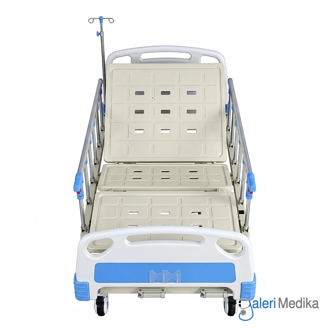 Ranjang Pasien OneHealth KY213S-32 Manual Hospital Bed Delux 2 Crank + Tiang Infus Ranjang Pasien OneHealth KY213S-32 Manual Hospital Bed Delux 2 Crank + Tiang Infus