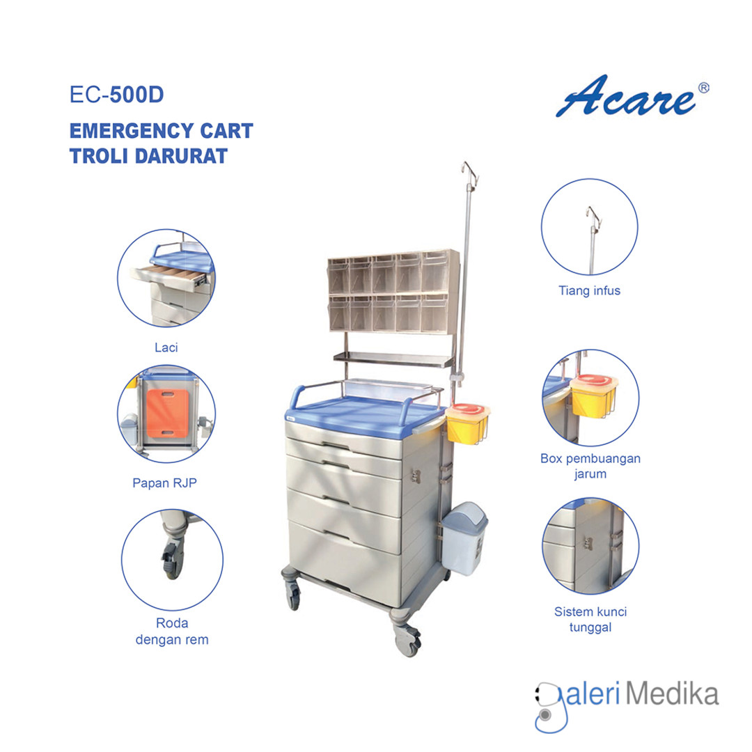 Emergency Cart Acare EC 500D