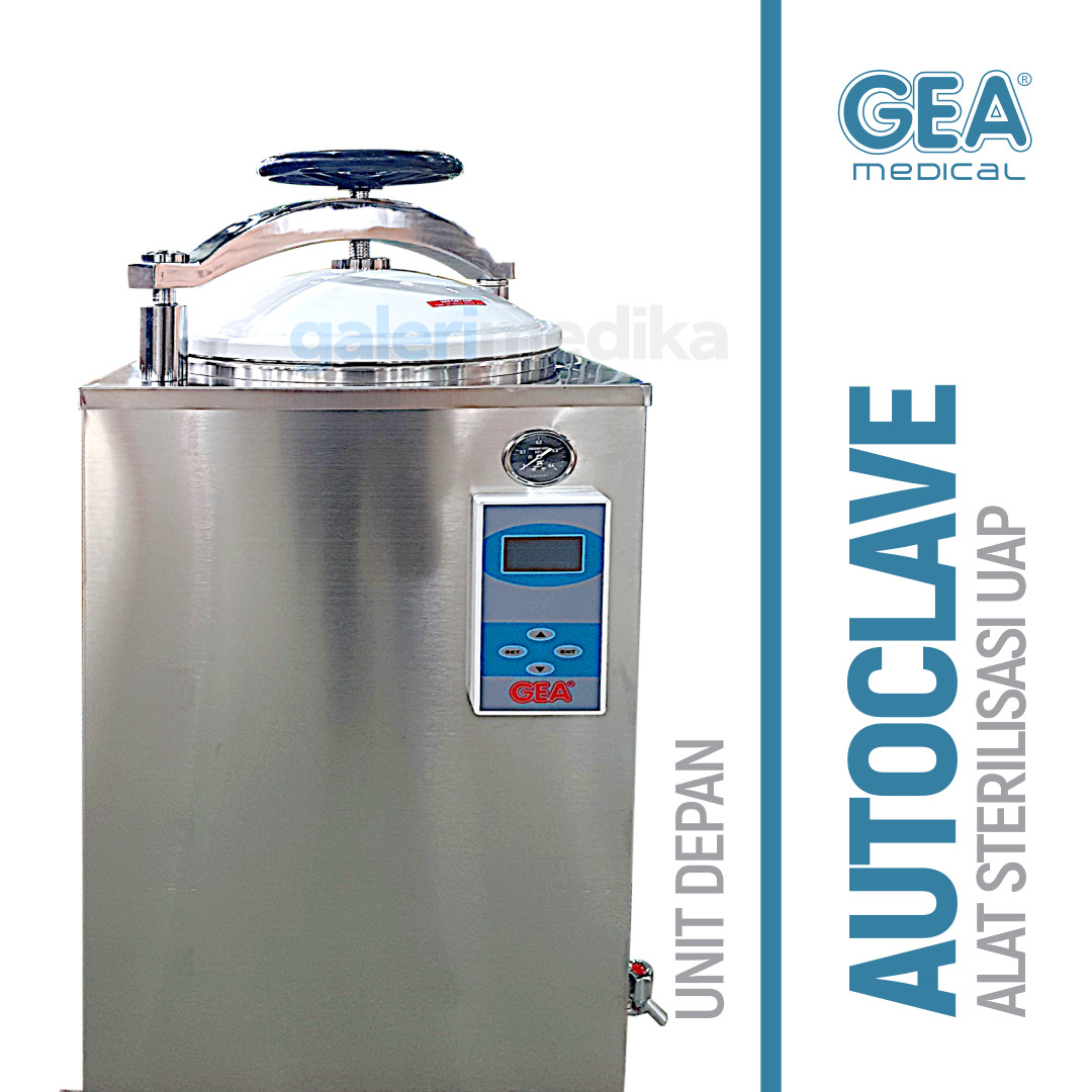 Autoclave GEA LS-50HD Pressure Steam Sterilizer LCD Display