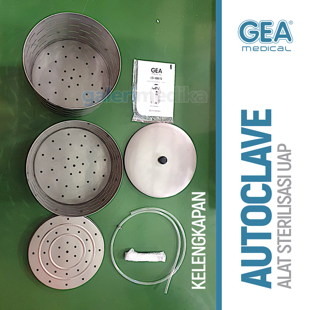 Autoclave 100 Liter GEA LS-100HD LCD Display