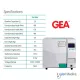Autoclave 20 Liter GEA TM-20DV Table Top Steam Sterilizer Autoclave 20 Liter GEA TM-20DV Table Top Steam Sterilizer