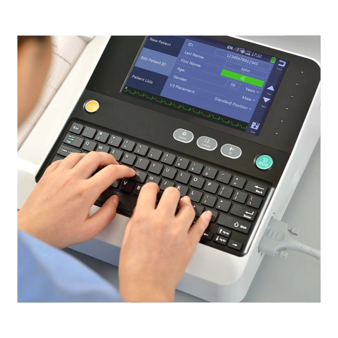 Mindray BeneHeart R12 Electrocardiograph ECG Machine 12-Lead Mindray BeneHeart R12 Electrocardiograph ECG Machine 12-Lead