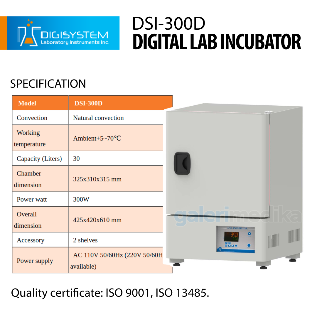 Lab Incubator Nesco DSI 300D 30 Liter