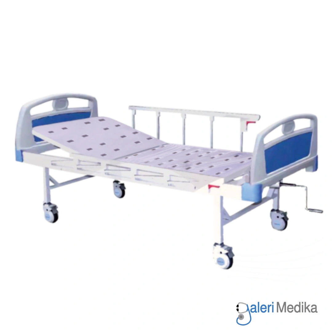 Ranjang Pasien OneHealth Manual Hospital Bed Deluxe 1 Crank