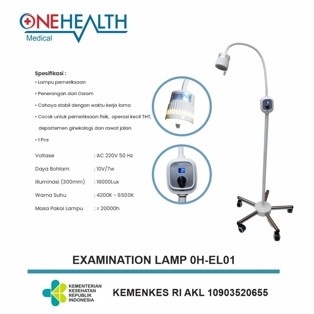 Lampu Pemeriksaan OneHealth OH-EL01 LED Examination Lamp