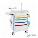 Emergency Trolley OneHealth OH-M01 Troli Medis Rumah Sakit Multifungsi