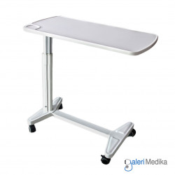 Meja Portable Pasien Onemed AT-3 Aluminium Overbed Table Meja Portable Pasien Onemed AT-3 Aluminium Overbed Table